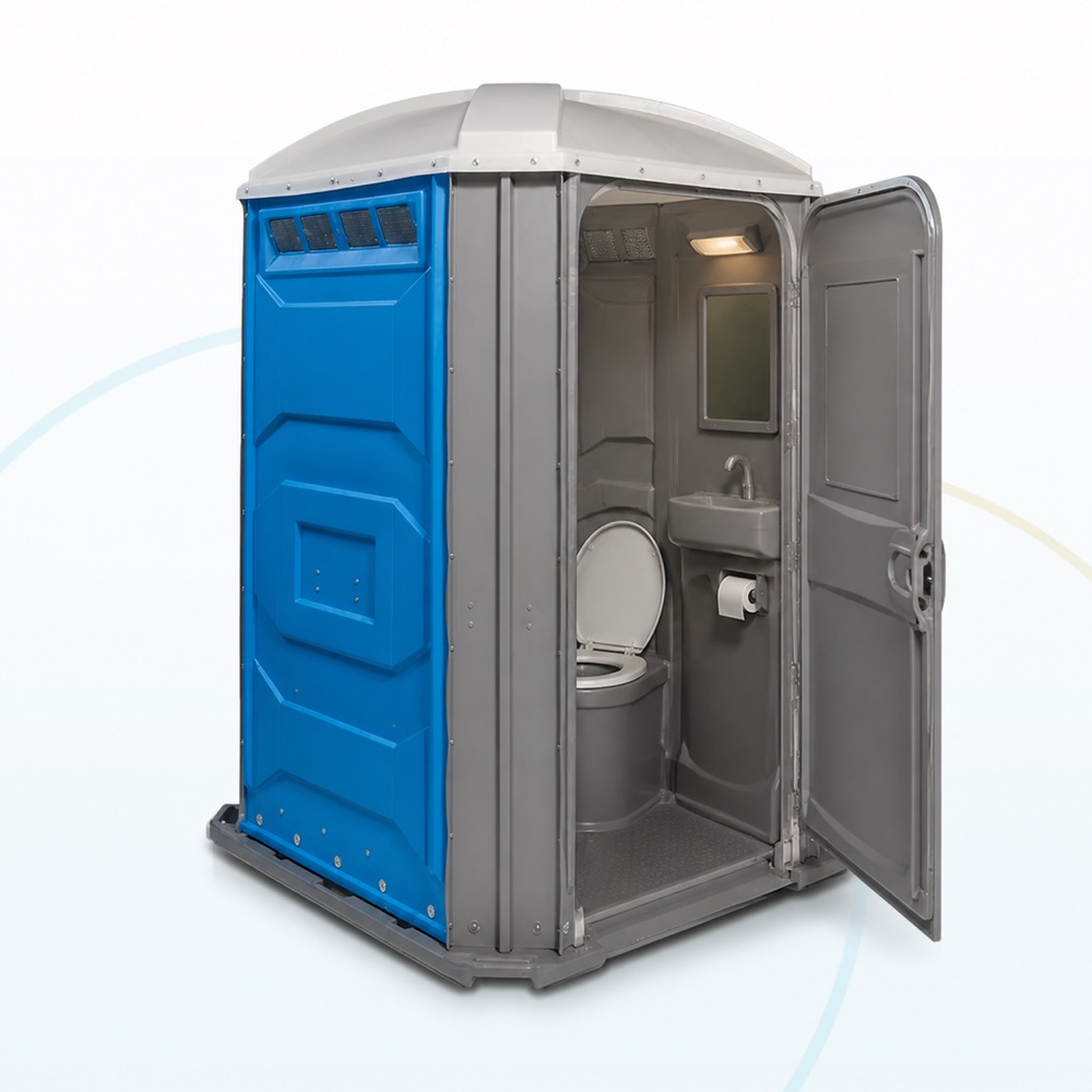 Volledige luxe mobiele toiletcabine met wastafel
