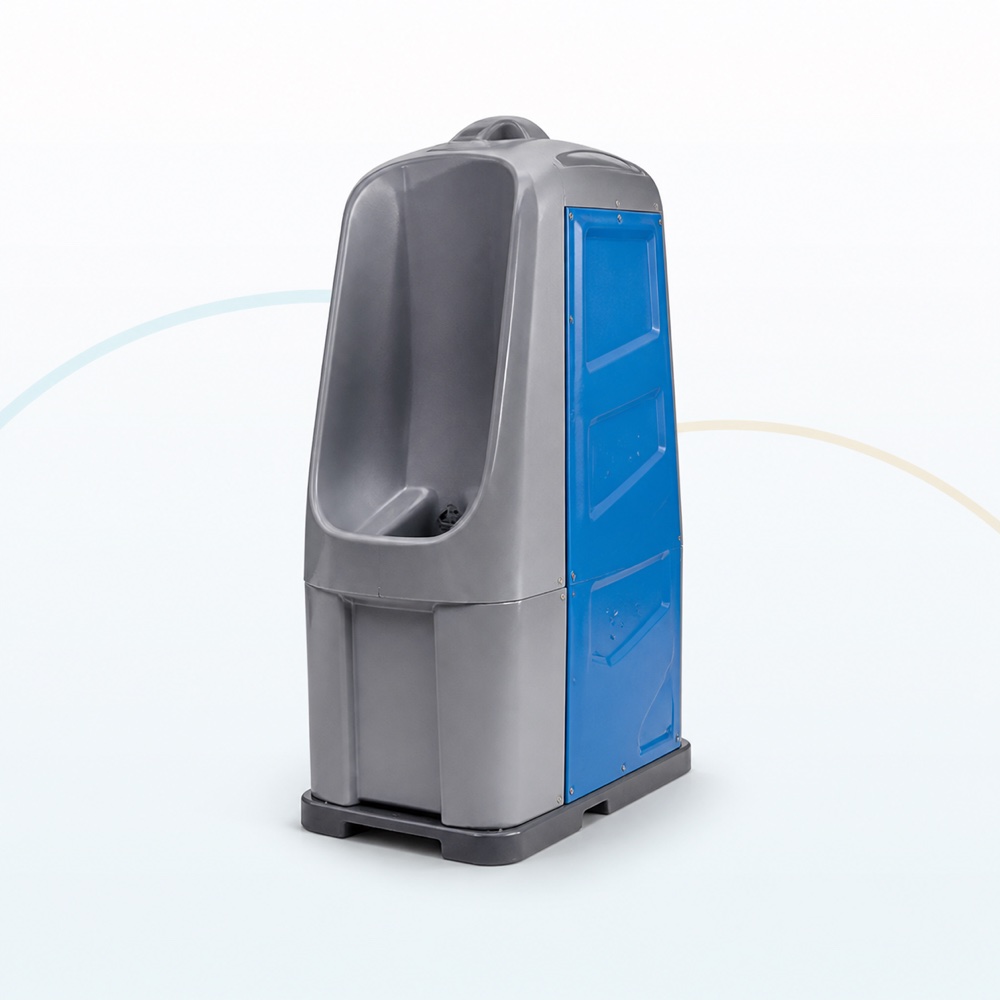 Compact mobiel urinoir voor evenementen
